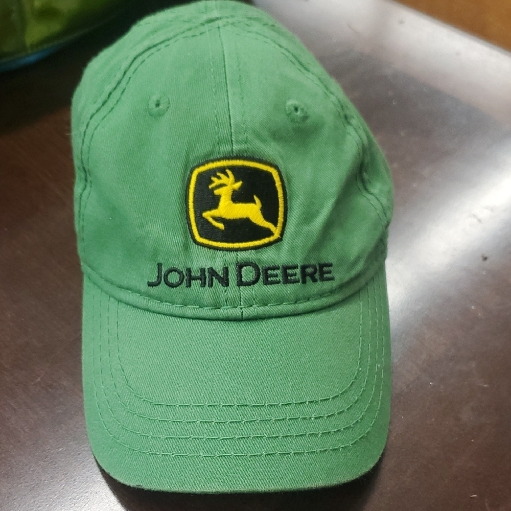 John Deere Green Hat with Iconic Logo